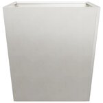 vidaXL Jardinières 2 Pièces 50x50x50 cm acier inoxydable