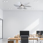 Bestron Ventilateur de plafond 76 cm 60 W Érable/blanc DC30T