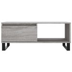 vidaXL Table basse Sonoma gris 90x50x36 5 cm Bois d'ingénierie
