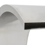 vidaXL Fontaine de piscine avec LED 22x60x70 cm Acier inoxydable 304