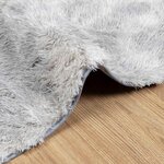 vidaXL Tapis shaggy à poils longs NAVARRA gris clair 80x150 cm