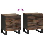 vidaXL Table de chevet 40 x 33 5 x 46 cm - En bois de mango massif