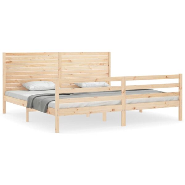 vidaXL Cadre de lit sans matelas bois massif