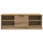 vidaXL Meuble TV Chêne artisanal 102 x 35 x 36 5 cm Bois d'ingénierie