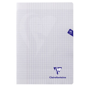 Cahier MIMESYS Piqué Polypro 21 x 29 7 cm 96 pages 90g Séyès Incolore CLAIREFONTAINE
