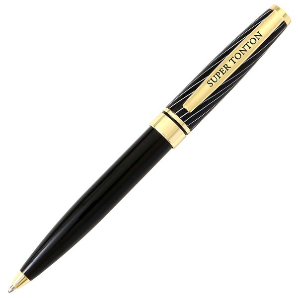 Stylo Bille Noir Rétractable Super Tonton - Draeger paris