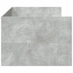 vidaXL Lit de jour avec tiroirs sans matelas gris béton 100x200 cm