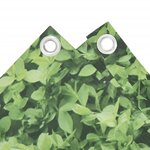vidaXL Écran d'intimité de balcon aspect de plante vert 500x120 cm PVC