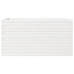 vidaXL Jardinière blanc 90x40x46 cm bois de pin massif