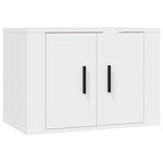 vidaXL Ensemble de meubles TV 3 Pièces Blanc Bois d'ingénierie