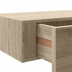 vidaXL Étagère à tiroir murale chêne 40x23 5x10 cm MDF