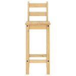 vidaXL Ensemble de bar 3 Pièces Bois de pin massif