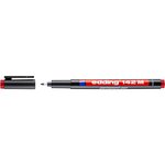 Feutre Permanent 142M Rouge Pointe Moyenne 1 mm x 10 EDDING