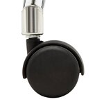 vidaXL Chaise de bureau Crème Bois courbé et similicuir