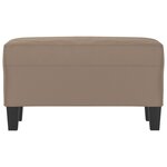 vidaXL Banc Taupe 70x35x41 cm Tissu microfibre