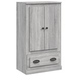 vidaXL Buffet haut sonoma gris 60x35 5x103 5 cm bois d'ingénierie