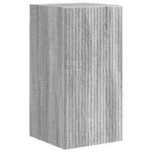 vidaXL Meuble TV mural Gris Sonoma 30 x 31 x 60 cm Bois d'ingénierie