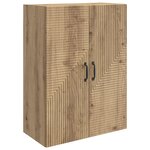 vidaXL Armoire Murale Chêne artisanal 66 x 34 5 x 90 cm