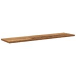 vidaXL Planche d'étagère à livres 4 Pièces Marron 100 x 40 x 1.5cm
