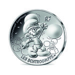 Monnaie de 10 Euro Argent Schtroumpf Costaud