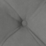 vidaXL Coussins de siège 4 Pièces Gris foncé 40 x 40 x 6 cm Microfibre