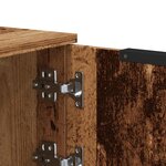 vidaXL Meuble TV vieux bois 102x35x36 5 cm bois d'ingénierie