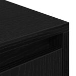 vidaXL Meuble TV chêne noir 188 5x41x50 cm bois d'ingénierie
