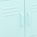 vidaXL Armoire de rangement Menthe 60x35x56 cm Acier