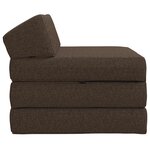 vidaXL Canapé-lit pliable Taupe 200 x 70 x 10 cm Tissu