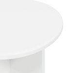 vidaXL Ensemble de tables d'appoint avec stockage 2 Pièces Blanc brillant