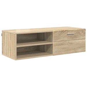 vidaXL Cabinet en Bois avec tiroir Chêne Sonoma 100 5 x 39 x 30 cm