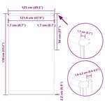 vidaXL Store enrouleur occultant largeur du tissu 121 6 cm polyester