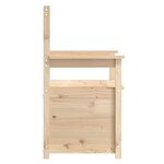 vidaXL Banc 112 5x51 5x96 5 cm Bois de pin massif