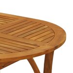 vidaXL Table de jardin 200x90x75 cm Bois d'acacia solide