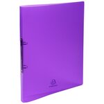 Classeur 2 Anneaux 15 Mm Polypropylène Crystal Colours - A4 - Couleurs Assorties - X 30 - Exacompta