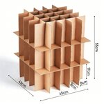 Kit Déménagement Vaisselle - 2 Cartons 114L Renforcés + Séparateurs - 75 Verres et 24 Assiettes - Protection Anti-Casse Déménagement