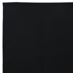 vidaXL Bande d'Auvent pour cadre de 4 m Noir 3.8x0.2 m