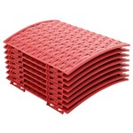 vidaXL JupedesapindeNoël Rouge Ø 65 x 23 cm Plastique