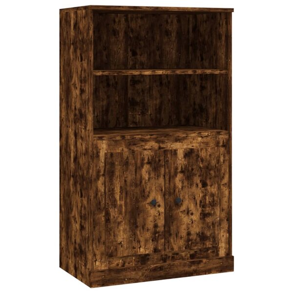 vidaXL Buffet haut chêne fumé 60x35 5x103 5 cm bois d'ingénierie