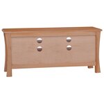 vidaXL Meuble TV 100x30x45 cm Bois d'acajou massif