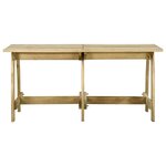 vidaXL Table de jardin 160x74x75 cm Bois de pin imprégné