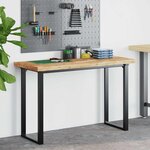 vidaXL Dessus de bureau fini à l'huile 120x60x4cm bois d'acacia massif