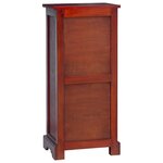 vidaXL Commode Marron 45 x 35 x 100 5 cm Bois de Mahogany Massif