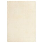 vidaXL Tapis Shaggy à poils longs NAVARRA crème 120x170 cm polyester