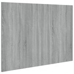 vidaXL Tête de lit Sonoma gris 120x1 5x80 cm Bois d'ingénierie