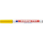 Marqueur Peinture 751 Jaune Pointe Ronde 1-2 mm EDDING