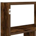 vidaXL Étagère cube murale 12 compartiments chêne fumé bois ingénierie