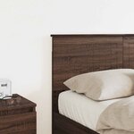 vidaXL Tête de lit Chêne brun 140 cm Bois d'ingénierie