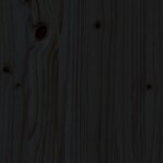 vidaXL Tabourets de bar 2 Pièces noir 40x48 5x115 5 cm bois massif de pin