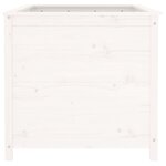 vidaXL Lit surélevé de jardin blanc 119 5x82 5x78cm bois de pin massif